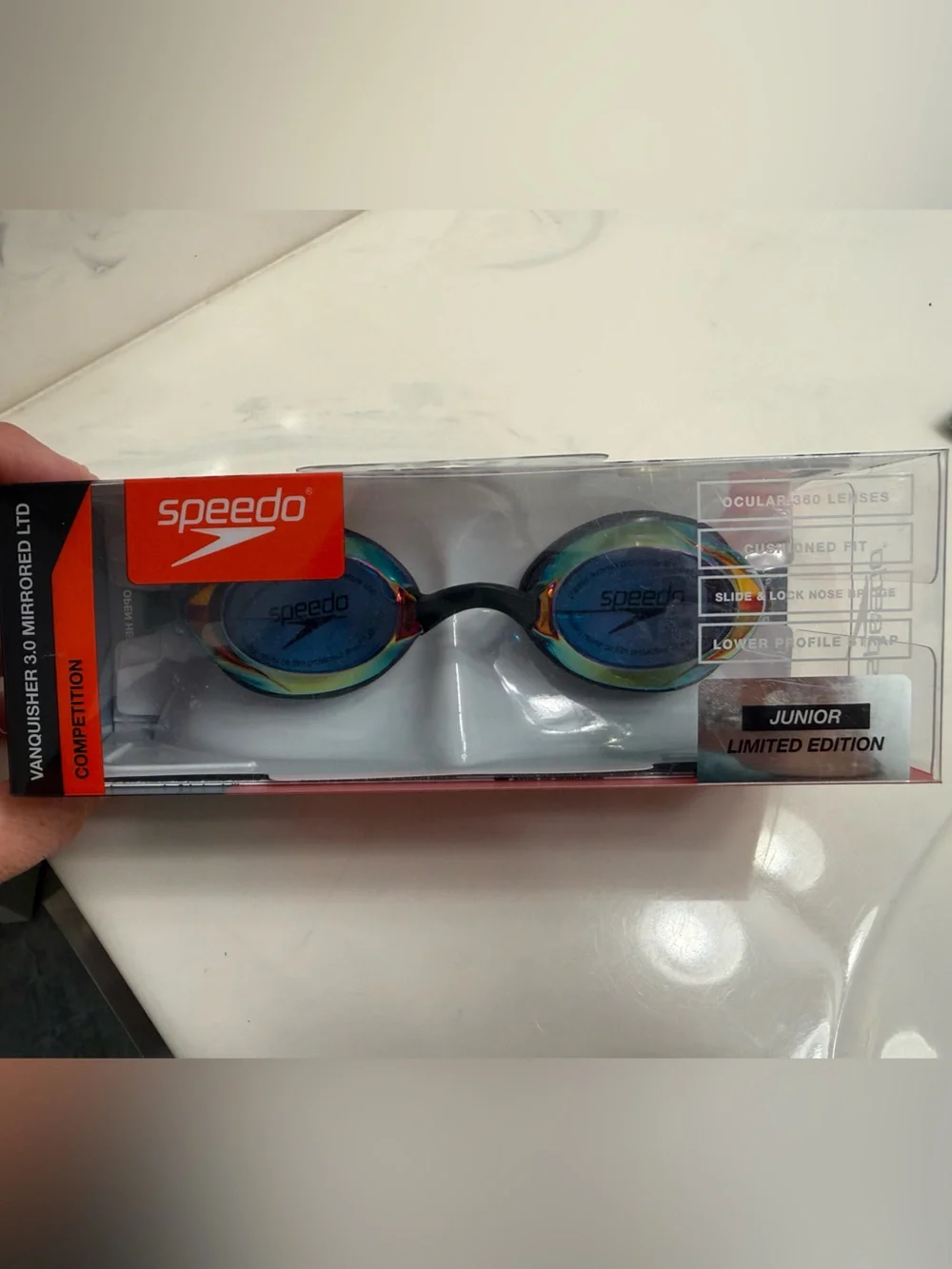 Speedo Vanquisher 3.0 Mirrored Junior Swim Goggles